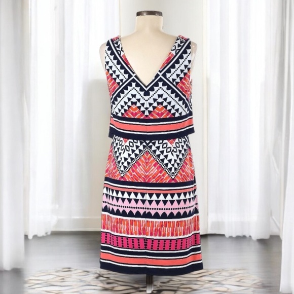 Eliza J Tribe Patterned Dress | SIZE 8 - Picture 2 of 3